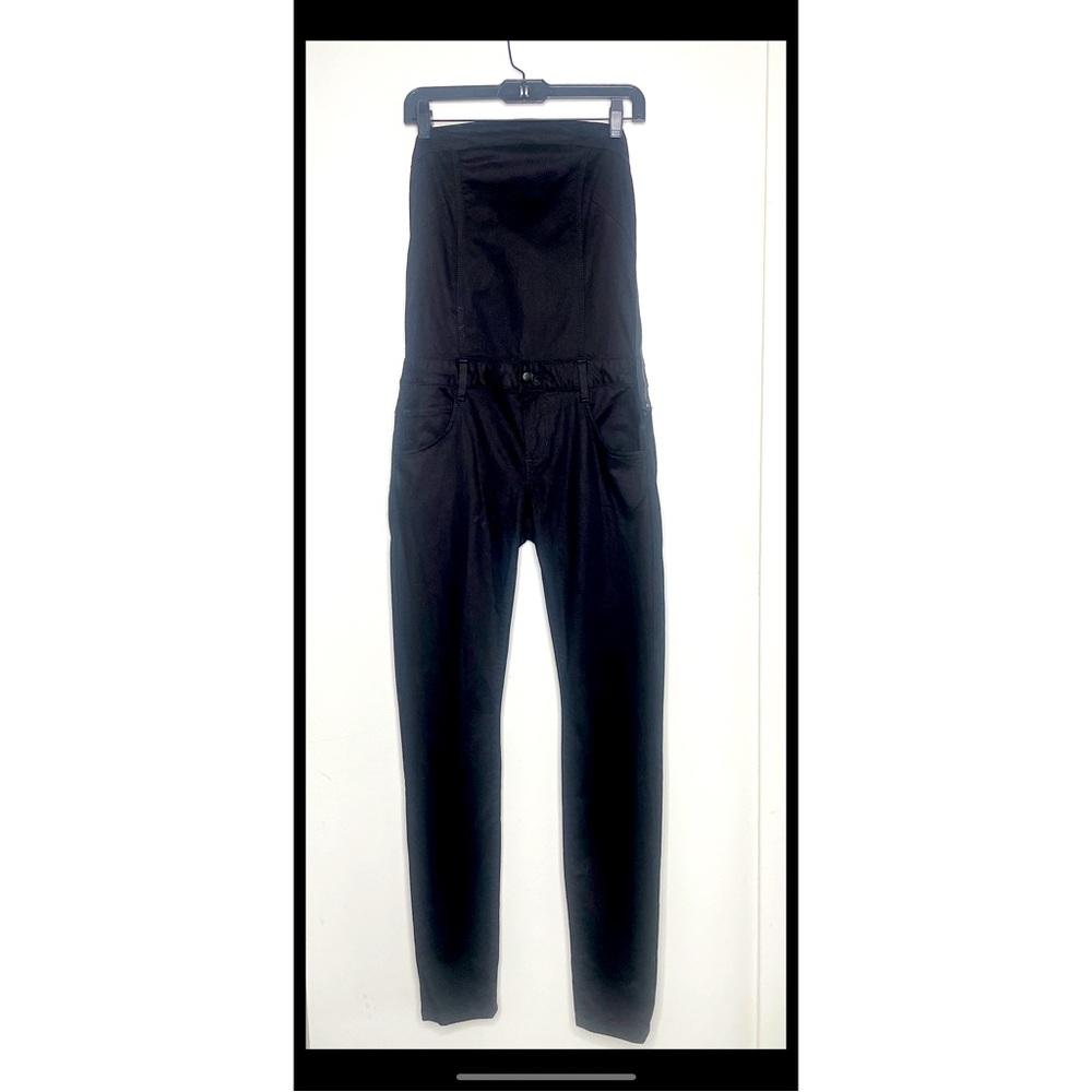 Rag n bone black jean jumpsuit 27